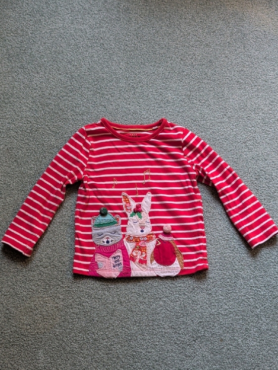 Mini Boden Other - Mini Boden Holiday Animal Long Sleeve Shirt